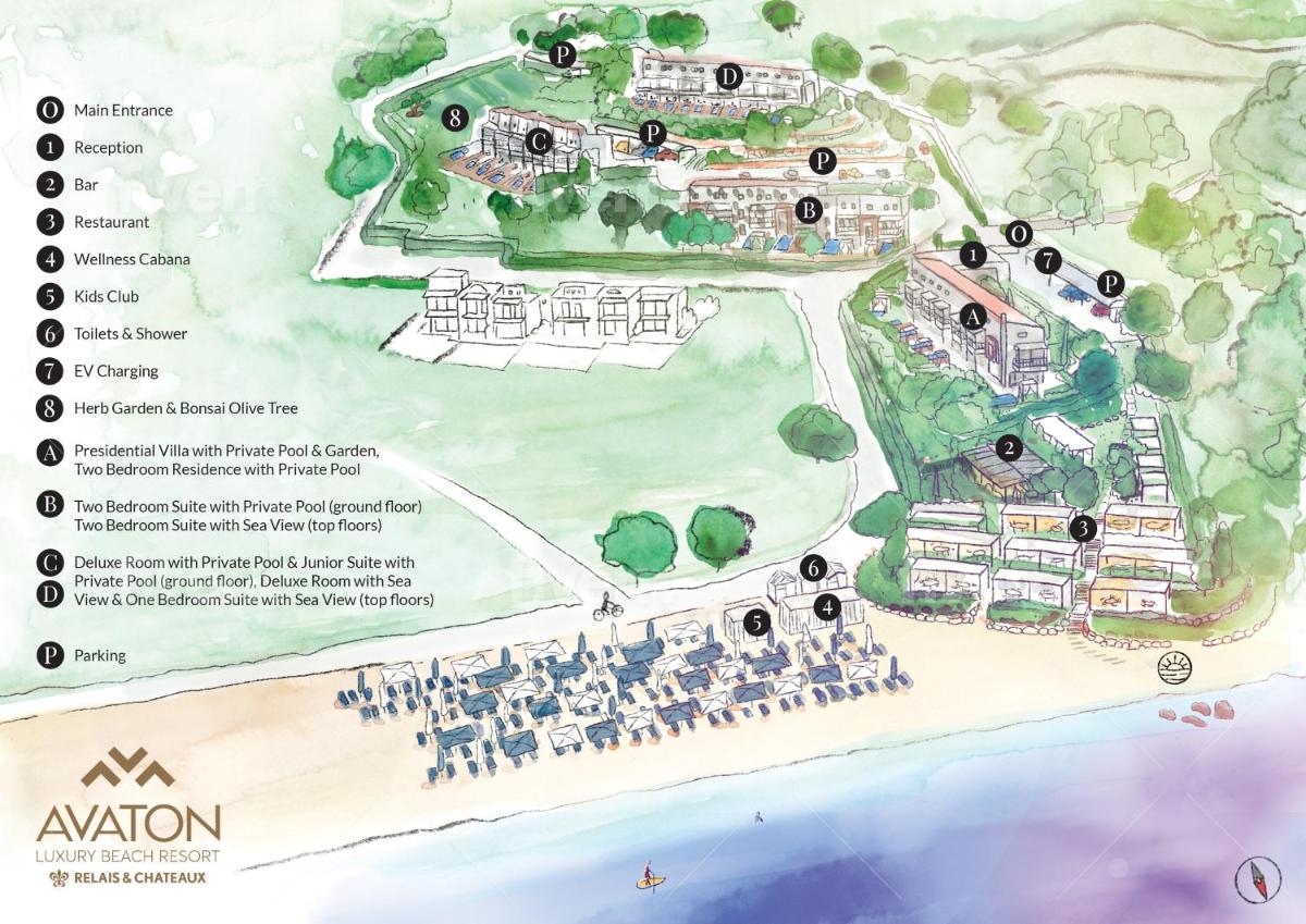 Avaton Luxury Beach Resort - Relais & Chateaux