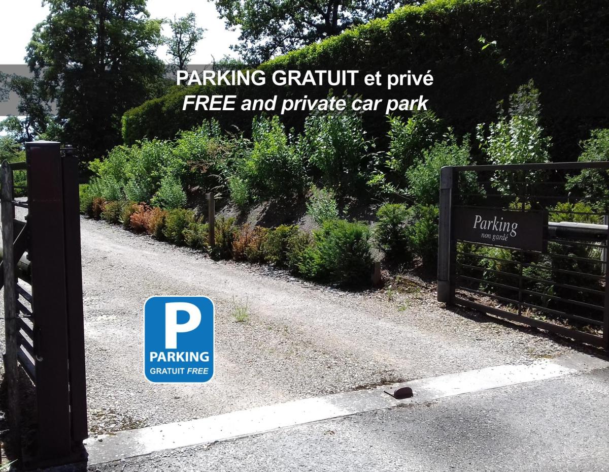 HÔTEL LA FERME DE BOURRAN - RODEZ - parking privé avec bornes pour voitures électriques