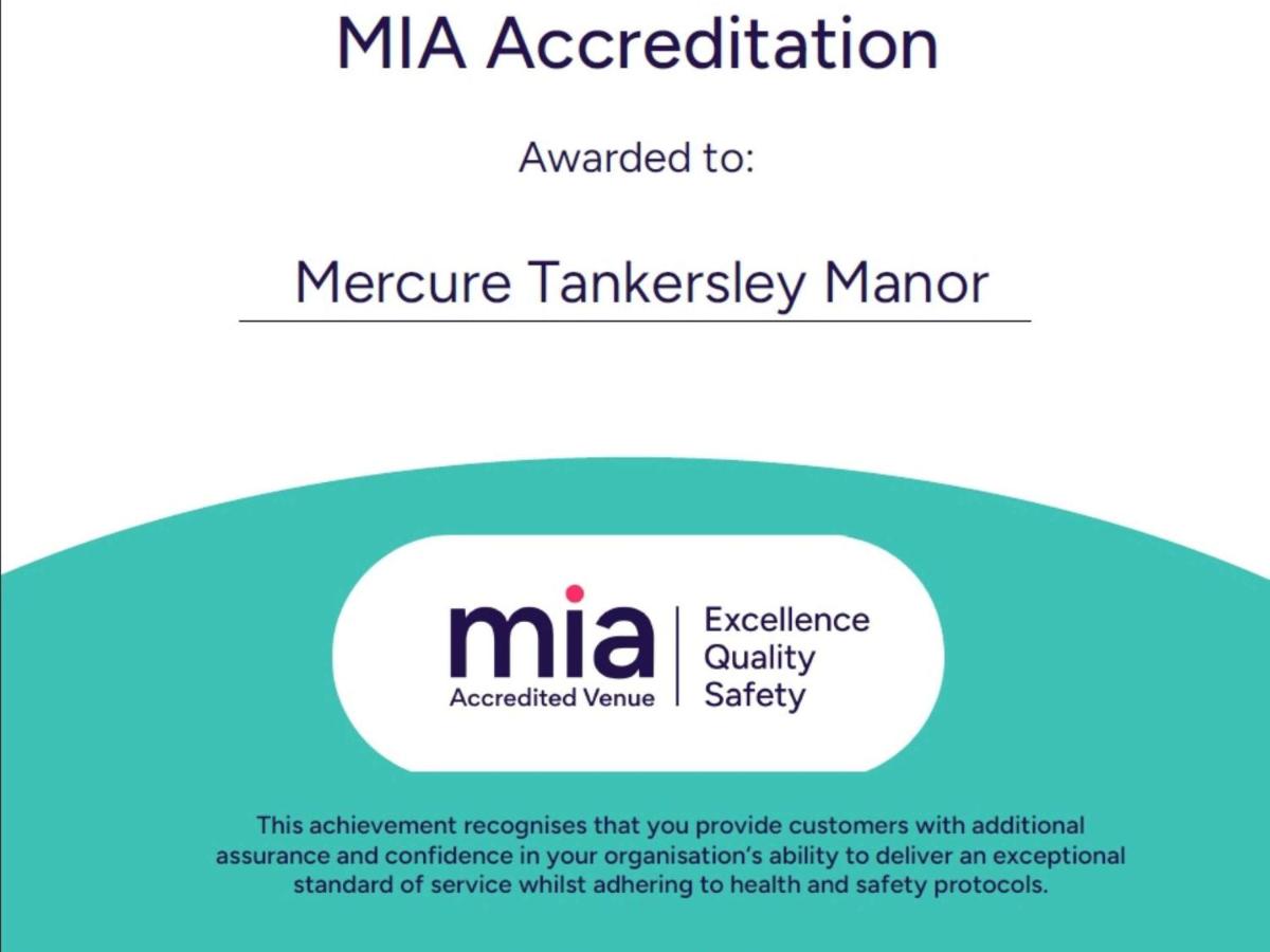 Mercure Barnsley Tankersley Manor Hotel