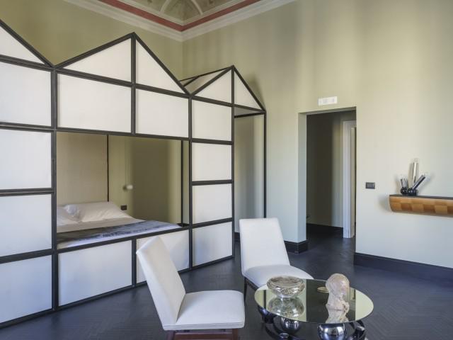 Proserpina - Suite King Art Room mit privater Terrasse - Blick auf die Stadt