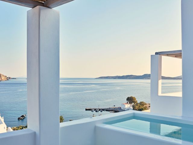 Superior room sea view open air Jetted Tub